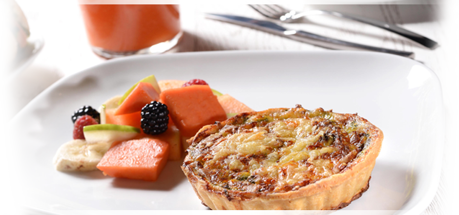 Quiché de Salmón y Espinaca